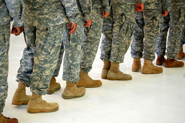 Photo of military servicemembers gaining experience that could earn them college credit.