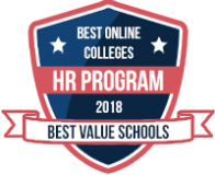 The Best Human Resources Degree Programs 2018 badge